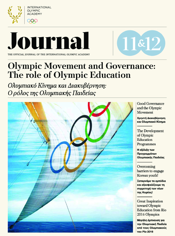 OLYMPIC MOVEMENT AND GOVERNANCE: THE ROLE OF OLYMPIC EDUCATION
