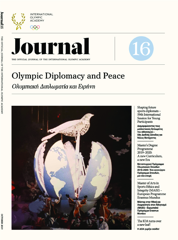 OLYMPIC DIPLOMACY AND PEACE
